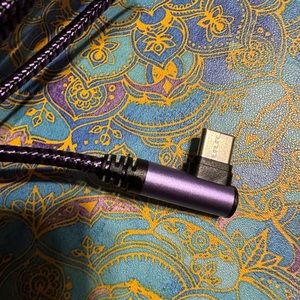 💜6ft C type charging cable, less tension pull on charging port💜💜💜💜💜💜💜💜